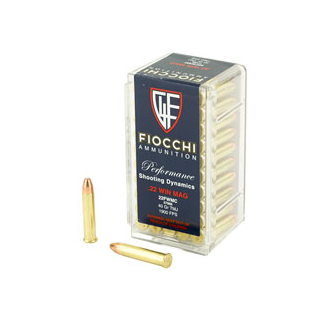 FIOCCHI 22WMR 40GR FMJ 50/2000