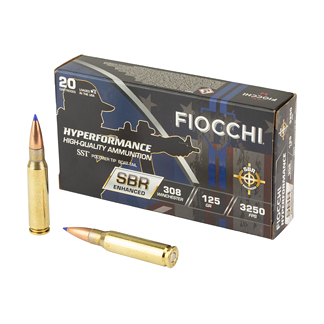 FIOCCHI HYPR SBR 308WIN 125GR 20/200