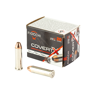 FIOCCHI COVERT X 357MAG 125GR 20/200