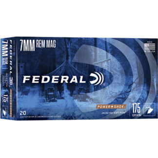 FED PWRSHK 7MM MAG 175GR SP 20/200