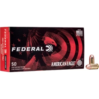 FED AM EAGLE 380ACP 95GR FMJ 50/1000