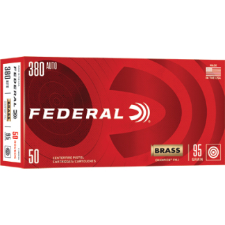 FED CHAMP 380AUTO 95GR FMJ 50/1000
