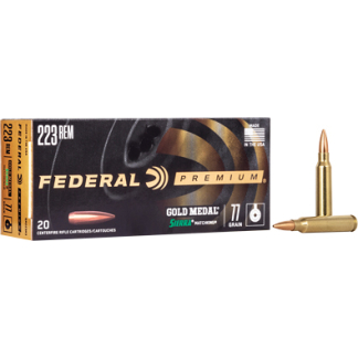 FED GOLD MDL 223REM 77GR BTHP 20/200