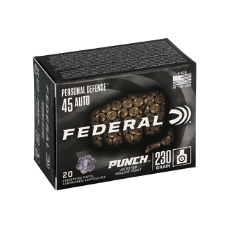 FED PUNCH 45ACP 230GR JHP 20/200