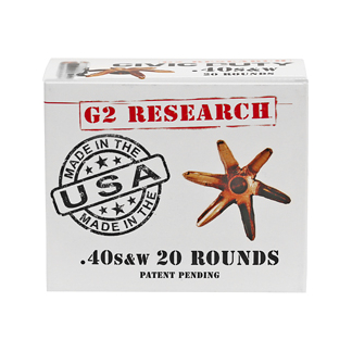 G2R CIVIC DUTY 40S&W 122GR 20/500