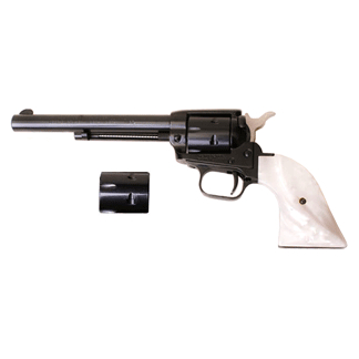 HERITAGE 22LR/22WMR COMBO 6.5" - BLACK WHITE PEARL GRIPS