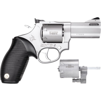 TAURUS 692 38/357/9MM 3." ADJ. - 7-SHOT PORTED SS RIBBER