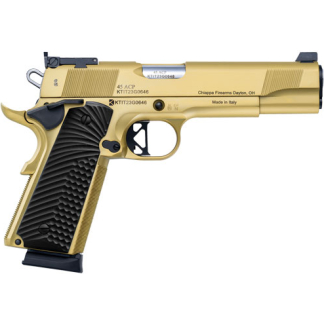 CHARLES DALY 1911 EMPIRE GRADE - 45ACP 5" FS 8RD G10 GRIP GOLD