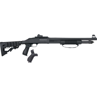 MOSSBERG 590SPX 12GA 3" 18.5" - 6RD ADJ STOCK BLUED/SYN