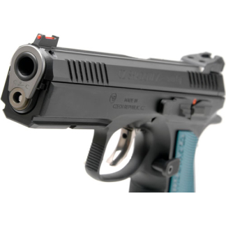 CZ CUSTOM SHADOW 2 ACCU 9MM FS - 17-SHOT BLACK POLY BLUE GRIPS