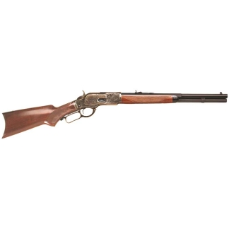 CIMARRON TX BRUSH POPPER 357 - 18" OCT/RD BLUED P.GRIP WALNUT