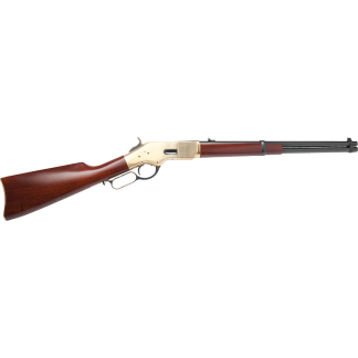 CIMARRON 1866 YELLOWBOY 32-20 - 19" BRASS/BLUED WALNUT