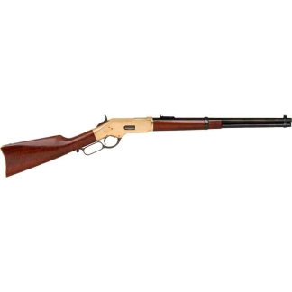 CIMARRON 1866 YELLOWBOY 38SP - 19" SR CARBINE BRASS/BLUED