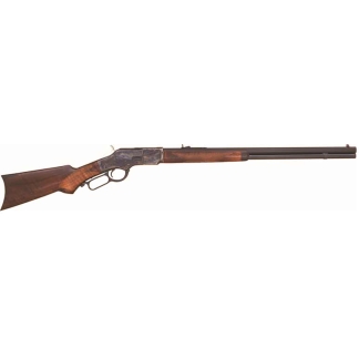 CIMARRON 1873 DELUXE 44/40 WIN - 24" OCTAGON CC/BLUED PG WALNUT