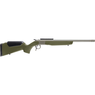 CVA SCOUT TD V3 350 LEGEND 20" - STAINLESS/OD GREEN SYNTHETIC