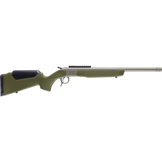 CVA SCOUT TD V3 400 LEGEND 20" - STAINLESS/OD GREEN SYNTHETIC