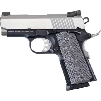 DESERT EAGLE 1911 UNDERCOVER - 45ACP 3" ADJ. BLACK G10