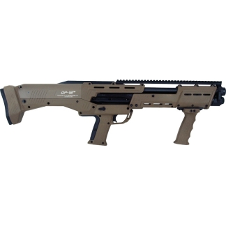 DP-12 12 GA DOUBLE BARREL PUMP - SHOTGUN 16 RDS FLAT DARK EARTH