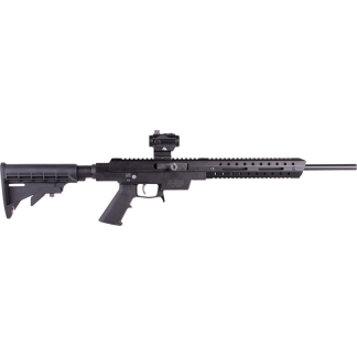 EXCEL X22R RIFLE 22LR 10RD - 16" BLACK WITH RED DOT SIGHT