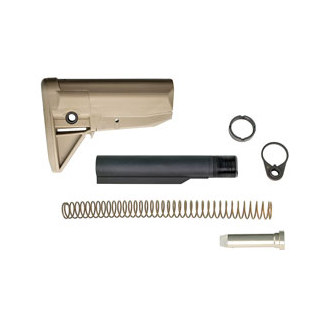 BCM STOCK KIT MOD 0 FDE - FITS AR-15 COMPLETE KIT