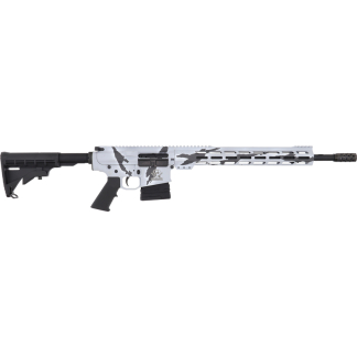GLFA AR10 RIFLE 308 WIN 18" - NIT BBL 10RD PURSUIT SNOW CAMO