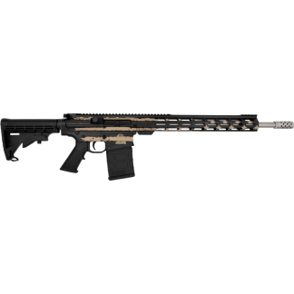 GLFA AR10 RIFLE 308 WIN - 18" S/S BBL DESERT FLAG 10-RDS