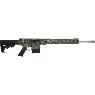 GLFA AR10 RIFLE 6.5CM 20" S/S - BBL 10-SHOT PURSUIT GREEN CAMO