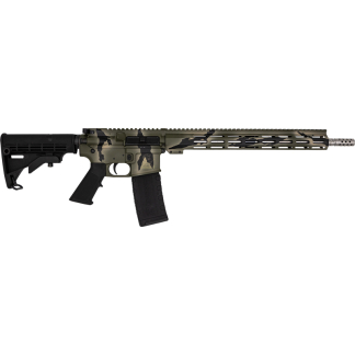 GLFA AR15 RIFLE 223 WYLDE - 16" S/S BBL PURSUIT GREEN CAMO