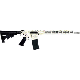 GLFA AR15 SPLATTER 223 WYLDE - 16" S/S BBL WHITE SPLATTER