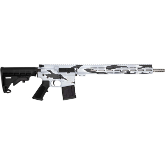 GLFA AR15 450 BUSHMASTER - 18" S/S BBL PURSUIT SNOW CAMO