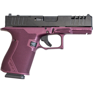 GLFA 19 STRIKER 9MM 4" 15 SHOT - BLACK SLIDE BLACK CHERRY FRAME