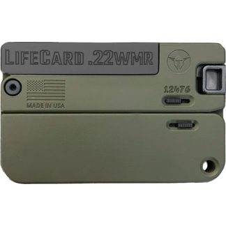 TRAILBLAZER LIFECARD 22WMR - SINGLE SHOT OLIVE DRAB GREEN