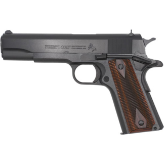 COLT GOVERNMENT 1911 45ACP 5" - 7RD BLUED ROSEWOOD