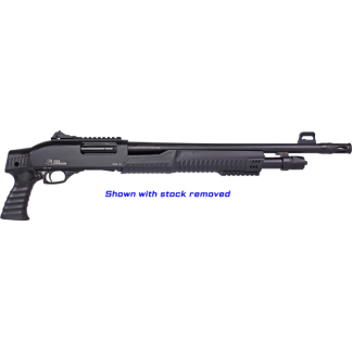 IVER JOHNSON PUMP 12GA 3" 18" - CYL BLUED QD PISTOL GRIP STOCK