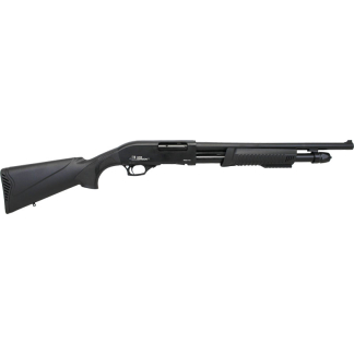 IVER JOHNSON PUMP 12GA 3" 18" - BLUED SYNTHETIC