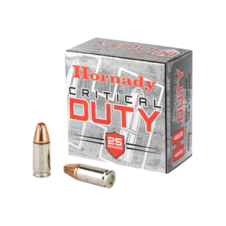 HRNDY 9MM+P 135GR CRT DUTY 25/250