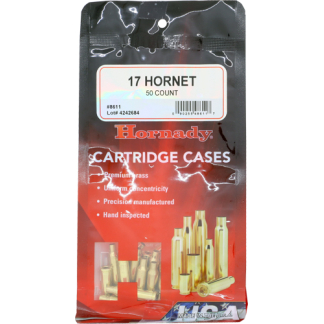 HORNADY UNPRIMED CASES 17 - HORNET 50 PACK 5PK/CS