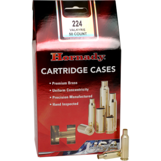 HORNADY UNPRIMED CASES 224 - VALKYRIE 50 PACK 5PK/CS