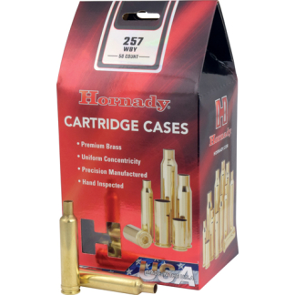 HORNADY UNPRIMED CASES - 257 WBY MAG 50PK 5BX/CS