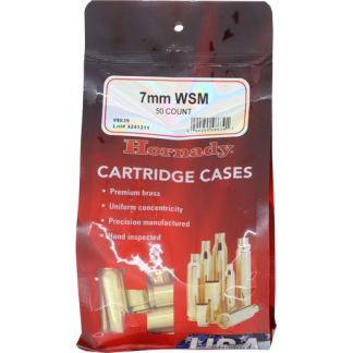 HORNADY UNPRIMED CASES 7MM WSM - 50 PACK 5PK/CS