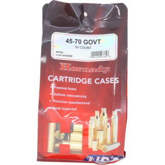 HORNADY UNPRIMED CASES 45-70 - GOVT 50 PACK 5PK/CS