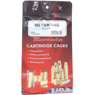HORNADY UNPRIMED CASES 460 SW - 50 PACK 5PK/CS
