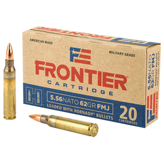 FRONTIER 556NATO 62GR FMJ 20/500