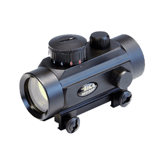 BSA HUNTSMAN 1X30MM SIGHT - RED/GRN/BLUE DOT RETICLE