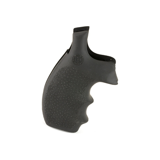 HOGUE GRIP S&W K/L RND BUTT BNTM BLK