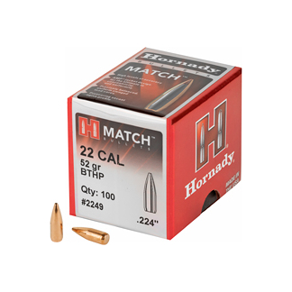 HRNDY MATCH 22CAL .224 52GR 100CT