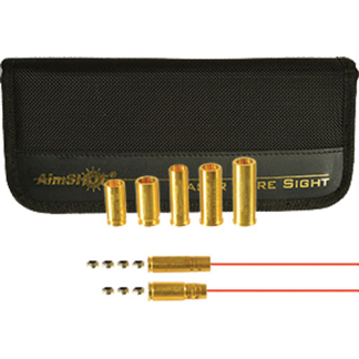 AIMSHOT BORE SIGHT 9MM/30 - CARBINE & 5 PISTOL CAL ARBORS