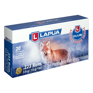 LAPUA 223 REM 55GR FMJ 20/600