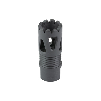 LBE FLASH HIDER TRI-PORTS 1/2X28 BLK
