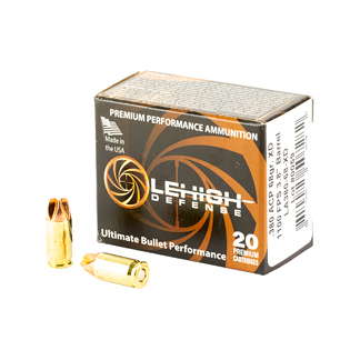 LEHIGH XTRM DFNS .380ACP 68GR 20/200